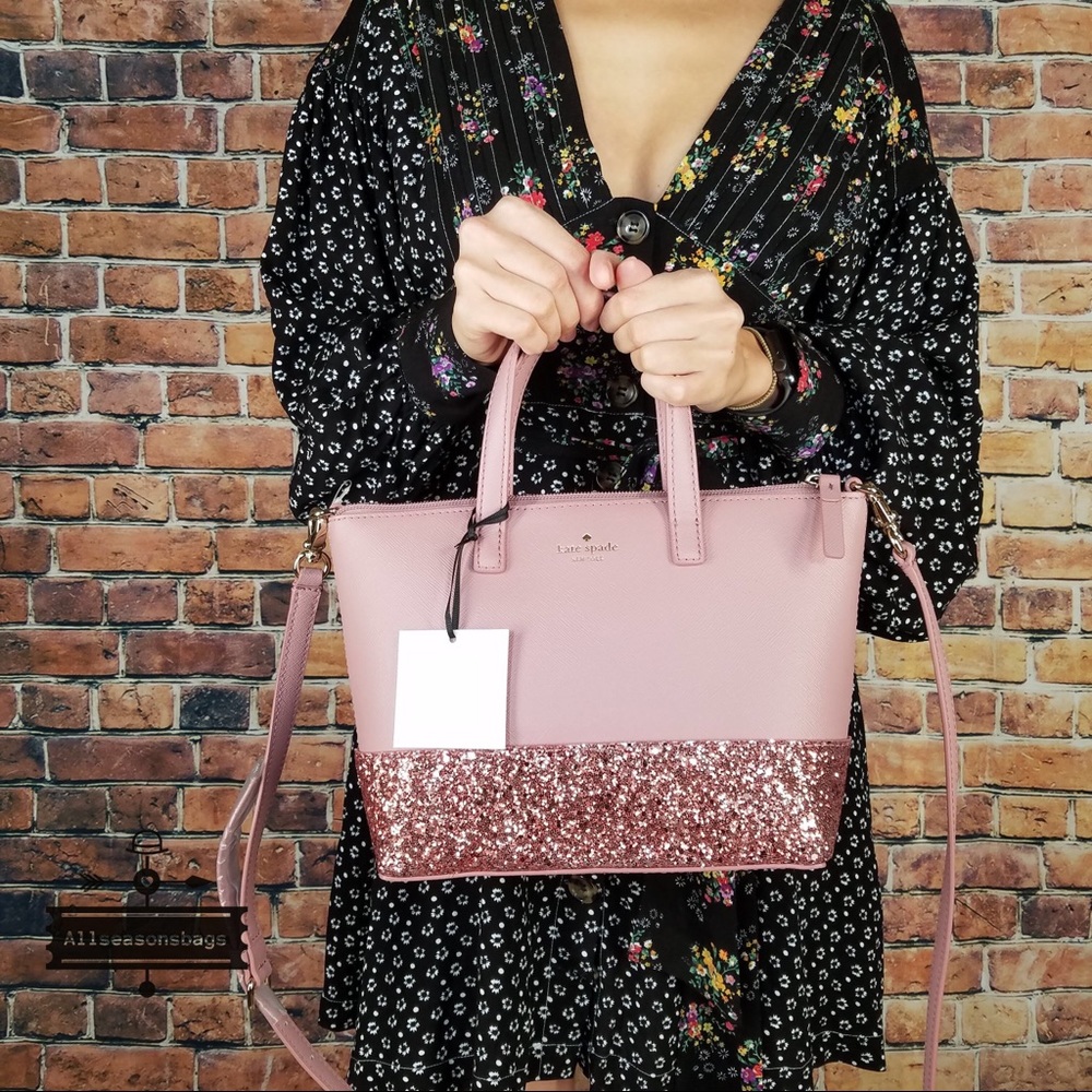 Kate spade Ina Greta Court crossbody glitter bag - Picture 7 of 8